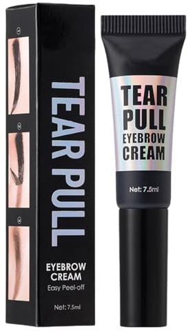 Gel para cejas, Peeling Paint, Pelar Off Máscara de cejas teñida de secado rápido, máscara de cejas natural impermeable y resistente al sudor para cejas llenas