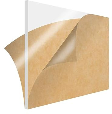 Lastra in plastica acrilica cristallina Foglio acrilico trasparente 350x300mm 2-5mm di spessore(Thickness: 2Mm)