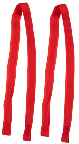 VICASKY Nastro Copricerchio per Bicicletta 2pezzi in Pvc Rosso, Leggero di Facile Applicazione, Accessorio per Camera D'aria 26 Pollici Mountain Bike