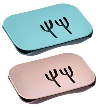 HUVZOR Jabonera de diseño antideslizante, jabonera, jabonera, jabonera, caja de jabón, para baño, esponjas de cocina, accesorios de ducha, almacenamiento