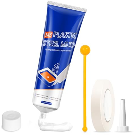 Silicona Baño, Sellador Juntas, Silicona Exterior Impermeable, Color Blanco, Sellador de Juntas para Baño Ducha Cocina, Siliconas Sanitaria 150 ML
