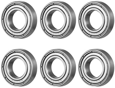 Ueetek 6800ZZ Kugellager mit tiefer Nut, 10 Stück, 2 Metallschilder seitlich, 10 x 19 x 5 mm, mechanische Teile, Zubehör