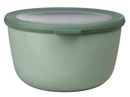 Mepal - Multi Bowl Cirqula Round - Vorratsdose mit Deckel - Geeignet als Luftdichte Aufbewahrungsbox für den Kühlschrank, Mikrowellengeschirr & als Frischhaltedosen - 2000 ml - Nordic Sage