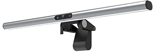 4SMARTS 2IN1 LIGHTBAR PRO MONITOR LAMPAR MED FULLHD PLATA WEBCAM