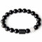 Musihy Onyx Armband Herren, Armkette Perlen Konstellation Perlenarmband Perlen für Armbänder Umfang 19CM