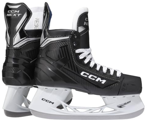 CCM Schlittschuhe Next Senior - Geschliffen & Fahrfertig!, Größe:12 R (EU48), Weite :D