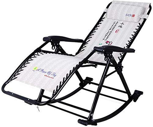 Garden Sun Lounger Chairs, Sun Lounger Garden Chairs Folding Chair Camping Chairs Zero Chaise Lounges Patio Lounger Folding Rocking Chair Garden Outdoors Beach Camping Portabl