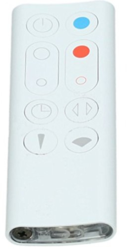 SPARES2GO Remote Control Handset Compatible with Dyson AM09 Hot + Cool Jet Focus Heater Fan (White)