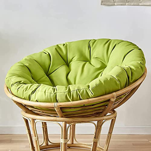 SHAIRMB Papasan Cuscino per Sedia a Uovo, Addensare Papasan Cuscino Poltrona,Impermeabile Rotondo Swing Cuscino per Sedia Cuscino per Sedia per Appendere L'amaca,Ordinaryi,120 * 120cm
