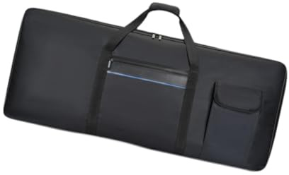 rockible Bolsa para teclado de Piano de 61 teclas, funda para teclado, funda para Piano Electrónico para viajes, pequeño