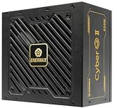 CYBERG II 850 W | ATX 3.1 icke-modulär strömförsörjning | PCIe 5.1 | 80 Plus Gold | 120 mm tyst SB-fläkt | 105 °C jap kondensatorer | ERV850G-AHG-NAC