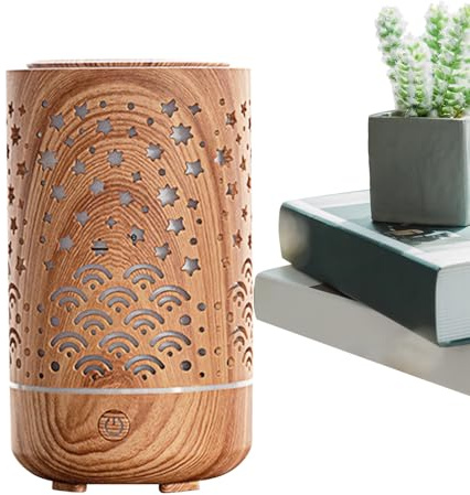 Diffuseur d'huiles essentielles - Purificateur d'air Parfumé et Humidificateur pour Maison,Appareil Automatique 4 en 1 Multifonction pour Hôtel, Cuisine, Salle de Bain, Bureau et Espaces Étroits