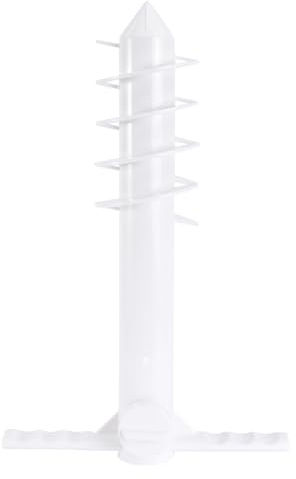 JOINPAYA Ancla para Sombrilla de Playa Abs Resistente Base de Tierra con Rosca Espirales para Paraguas Exterior Soporte Ligero y Portátil para Arena y Césped