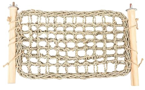 Imtrub Escalera para Jaula de Aves,Soporte de Juego y Masticación para Periquitos,Posadero con Escalera para Conure En Jaula - para Cacatúa Conure Agapornis Canario Pinzón Ejercicio Y Alimentación