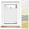 Jalousiescout Plissee Klemmfix ohne Bohren—Jalousie 85x130cm weiß Sichtschutz Fenster Sonnenschutz, Lichtdurchlässig Rollo für Fenster & Tür, Hochwertiges Polyester Pure Plissee