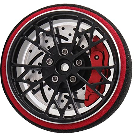 Luzhengyang Aggiornamento RC Modello Accessorio Volantino per Sanwa M11 X MT4 MX-V, Materiale Metallo, Trasmettitore Remoto per Auto Camion gy Appassionati