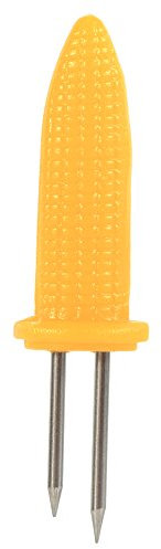 ZPSHYD Maiskolbenhalter aus Edelstahl, 12 Stück, Maiskolbenspieße mit Zinken, Grillzubehör