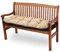 Amazinggirl Bankauflage Sitzkissen Outdoor Hollywoodschaukel Kissen 150 x 50 cm - Sitzpolster Bank Polster für Sitzbank Gartenbank und Paletten Bankkissen Indoor und Outdoorkissen Beige