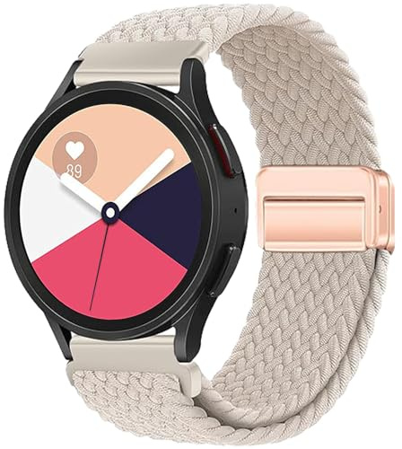 Magnetisch Ersatzarmband für Amazfit GTS 4/4 Mini/3/GTS 2/2e/2Mini/GTR Mini/GTR 42mm, 20mm Sport Armband Uhrenarmband, Nylon Armbänder für Amazfit Active 2/Active 3/Bip 3/3 Pro/U/U Pro/S/S Lite