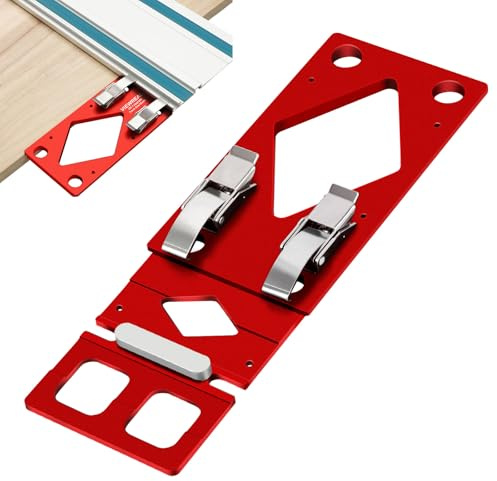 Upgraded Right Angle Circular Saw Guide Rail, CNC Electric Circular Saw 90 Degree Right Angle Stop for Circular Saw Track Angle Stop for Fes-tool and Ma-kita