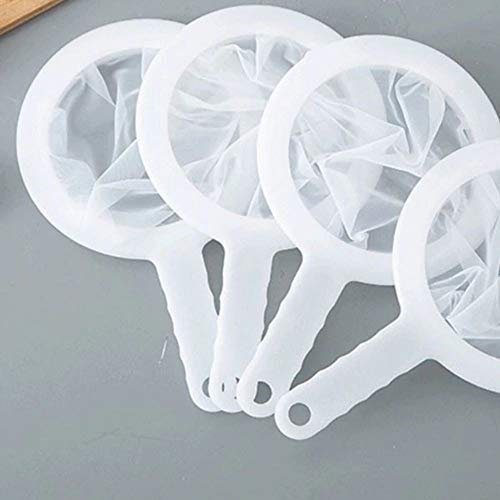 Filtri in nylon ultra fine a maglia setaccio per latte di soia caffè latte yogurt succo kefir miele vino coladores de cocina (set da 3 - 100 maglie+200 maglie+400 maglie)