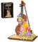 Violin Instrument Building Block Set, Creative DIY Violin Model With Flowers Building, Home Décor Gift Idea for Kids and Adults, Not Compatible with Lego (950 Pieces)