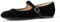 Amazon Essentials Damen Mary-Jane-Ballerina, Schwarz Samt, 44.5 EU