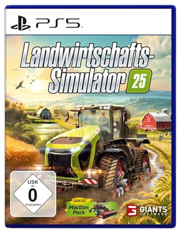 Landwirtschafts-Simulator 25,1 PS5-Blu-ray-skiva: För PlayStation 5