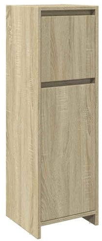 vidaXL Badrumsskåp sonoma-ek 30x30x95 cm konstruerat trä