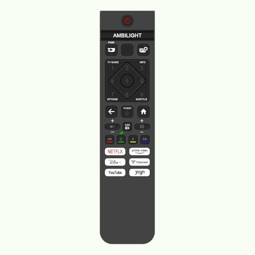 Replacement Infrared Remote Control 398GM10BEPHND000CR, Fit for Philips 2024 2025 OLED QLED The Xtra The One LED 4K Ambilight TV