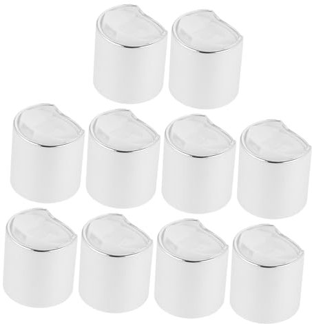 Healeved 10Pièces Bouchon de Remplacement pour Bouteille de Lotion Couvercle pour Bouteille de Shampooing et Gel Douche Accessoires de Bouteille Cosmétique Étanchéité