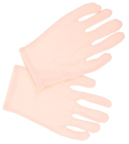 Veemoon Guantes Hidratantes de Cuidado para Manos Absorción de Loción Diseño Transpirable y Duradero para Diario Mujeres y Hombres de Unidades Rosa