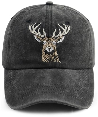 Unisex Animal Hats for Women Men, Funny Cotton Adjustable Wild Animals Embroidered Baseball Cap