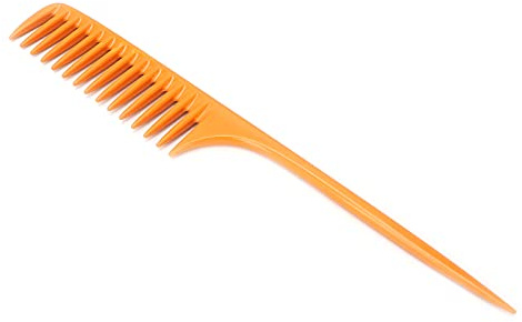 Generic Pettine Professionale a Coda di Topo per Acconciature Parrucchiere, Punte Rotonde per la Protezione dei Capelli, Pettine per Cotonare Rifinitura Rapida, Adatto per il Salone