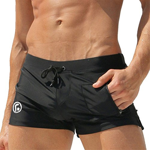LikeJump Hommes Maillot de Bain Boxers Short de Bain Bonne Élasticité pour Natation Plage Mer Loisir Plongée Sport