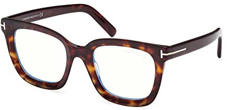 TOM FORD Unisex FT5880-B Lunettes de Soleil, Dark Havana, 51
