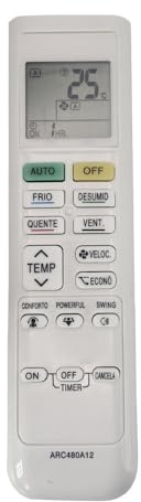 ARC480A1 Telecomando di ricambio per condizionatore d'aria Daikin ARC480A2 ARC480A3 ARC480A4 ARC480A5 ARC480A6 ARC480A7 ARC480A8 ARC480A9 ARC480A10 ARC480A10 ARC480A7 ARC480A8 ARC480A9 ARC480A10
