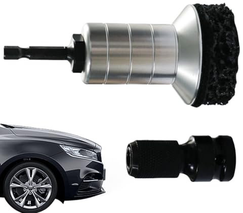 Kit de resurfaçage de moyeu de frein – Disque de frein en alliage d'aluminium automobile avec grande tête de conversion de mouche | Nettoyant antirouille de roue | Enlèvement de la rouille des jantes