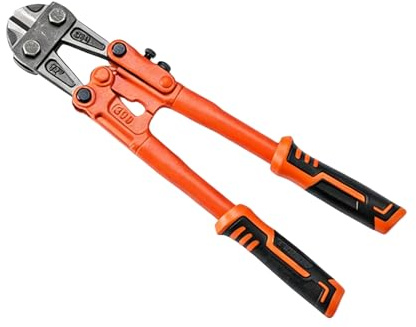 Bolzenschneider 300mm, 12 Bolzenschneider, Maximale Öffnungskapazität 15mm, Kompakter Drahtschneider für Schlösser, Zaun, Stahldraht, Ketten, Schrauben, Nieten