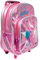 PERLETTI Einhorn Kleine Rucksack mit Rollen für Kinder 2/5 Jahre - Reflektierende Unicorn Schultasche Mädchen Sicherheit - Maternelle Pink Kindergartenrucksack mit Reflektor - 32x23x15 cm (Einhorn)