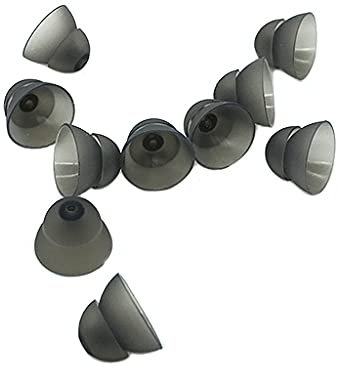 10x Power-Domes Power-Schirmchen für Hörgeräte mit Doppellamelle für optimale Klangqualität (Größe M)