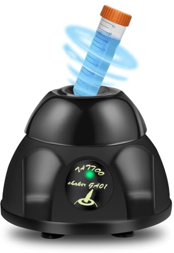 Mini Vortex Mixer - 5200RPM 30ML Liquid Lab/Paint Mixer Shakers, Strong Vortex Shaking Blender, Touch Control Agitator for Acrylic Paint Nail Polish, Eyelash Adhesives, Laboratory Test Tube