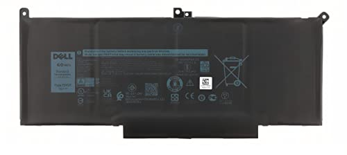Dell Piles Batterie Enhanced Capacity 60Wh 4-cellules 7500mAh Latitude 7480 7280 7490 7390 7380 7290 P73G P28S Type : F3YGT 2X39G DM3WC KG7VF V4940 MYJ96