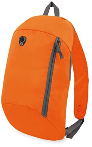 BLUECHOLON Rucksack Herren Damen Klein Rucksack Herren Damen Leicht Kompakt 11L, Neonorange, 11L
