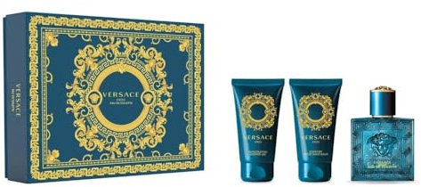 Versace Eros Geschenkset für Herren, Parfüm, Edt, 50 ml