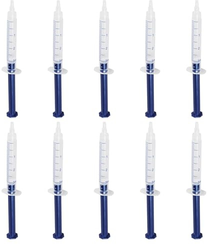 INBOLM 35% Teeth Whitening Gel Refills Bleaching Gel 10Pack (Single 3ml) Applicable to Teeth Whitening Led Light and Trayfast,Effective, Deep Cleaning, Portable Safe and Convenient
