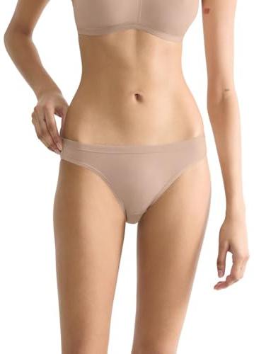 Sloggi Women's GO Daily Cotton Lot de 3 Mini Slips en Coton pour Femme Beige Taille XS, New Beige., XS