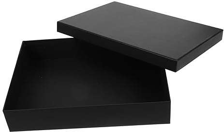 HEALLILY Caja de regalo para camisas y corbatas, caja de regalo reutilizable para cumpleaños, boda, aniversario, almacenamiento versátil y embalaje de decoración