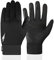 WESTWOOD FOX Laufhandschuhe Touchscreen Anti-Rutsch Elastische Innenhandschuhe Winddicht Lichtreflektierende Winterhandschuhe Wandern Camping Fahrradhandschuhe Herren Damen (Schwarz, L)