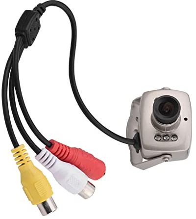 Mini Caméra de sécurité Filaire CMOS CCTV 6LED avec Vision Nocturne, Ligne TV Haute Définition 700, Design Compact (Format PAL (étiqueté et expédié))